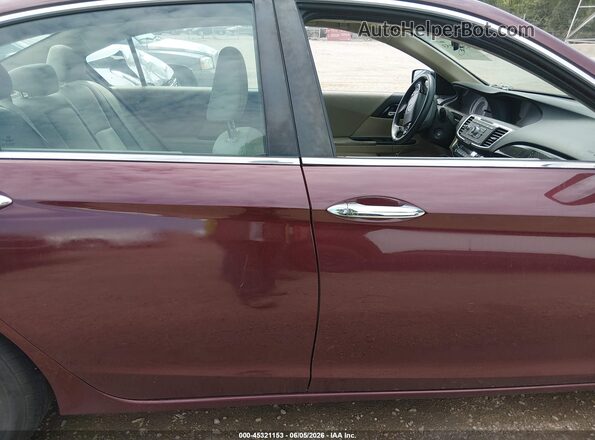 1HGCR2F37HA175224 2017 HONDA ACCORD Maroon Սալոնի 360 աստիճան տեսք