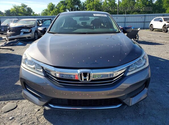 1HGCR2F37HA245871 2017 HONDA ACCORD Gray Вид спереду
