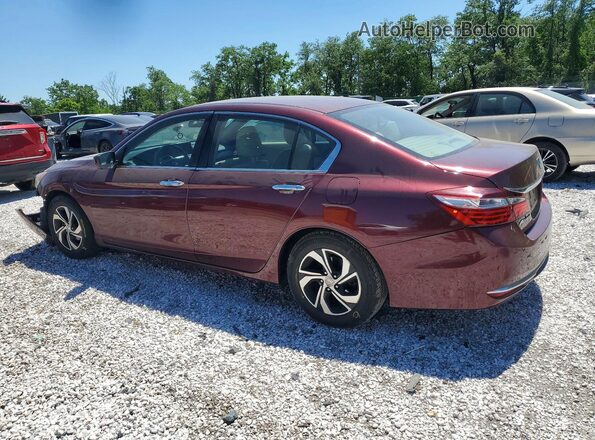 1HGCR2F38GA098930 2016 HONDA ACCORD Burgundy 