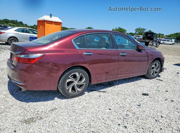 1HGCR2F38GA098930 2016 HONDA ACCORD Burgundy 