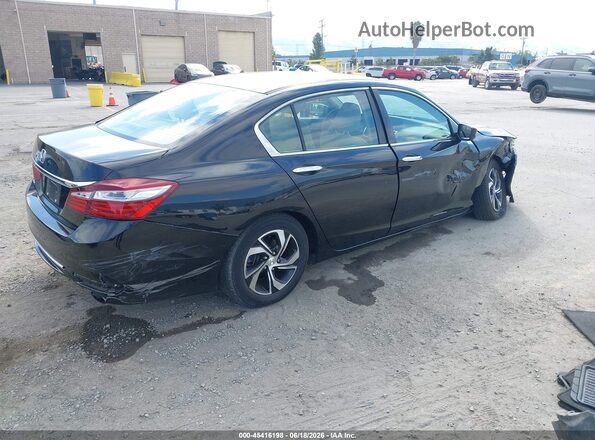 1HGCR2F38GA106069 2016 HONDA ACCORD Black Tył prawy