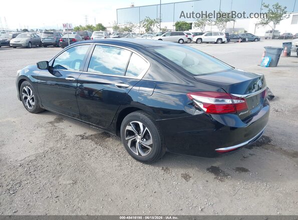 1HGCR2F38GA106069 2016 HONDA ACCORD Black Tył lewy