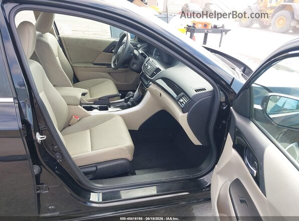 1HGCR2F38GA106069 2016 HONDA ACCORD Black Widok wnętrza z przodu