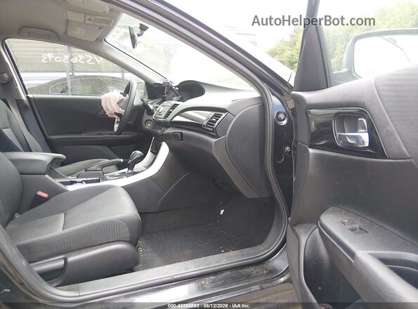 1HGCR2F38GA202719 2016 HONDA ACCORD Black Вид салону спереду