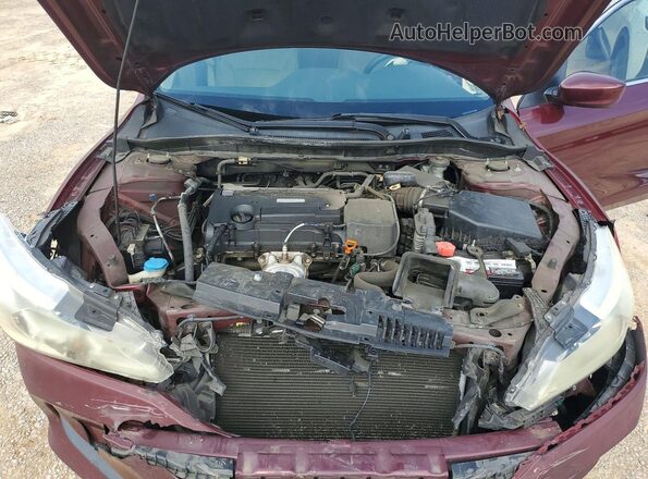 1HGCR2F38GA205345 2016 HONDA ACCORD Burgundy უკანა სალონის ხედი