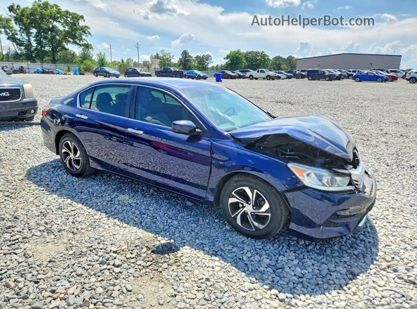 1HGCR2F38GA218032 2016 HONDA ACCORD Blue 