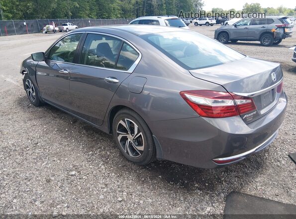 1HGCR2F38GA233436 2016 HONDA ACCORD Gray Задня ліва чверть