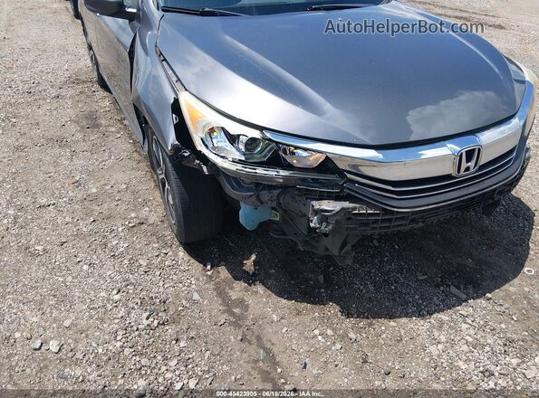 1HGCR2F38GA233436 2016 HONDA ACCORD Gray Вид спереду