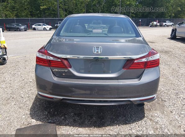 1HGCR2F38GA233436 2016 HONDA ACCORD Gray 