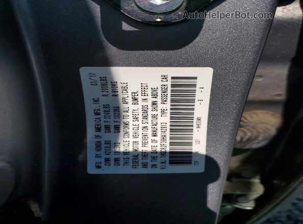 1HGCR2F38HA142913 2017 HONDA ACCORD Silver Շարժիչի բաժամունքի տեսք