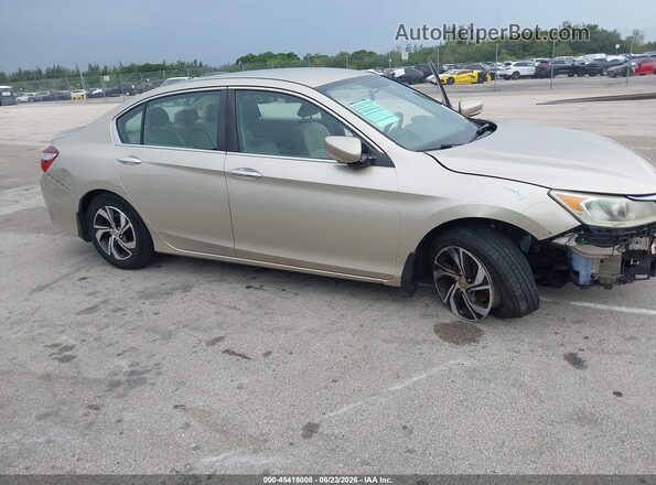 1HGCR2F38HA262288 2017 HONDA ACCORD Tan წინა ხედი