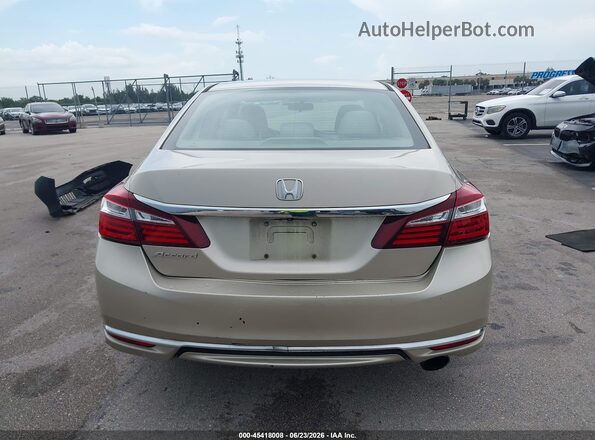 1HGCR2F38HA262288 2017 HONDA ACCORD Tan 
