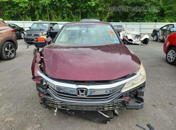 1HGCR2F39GA101544 2016 HONDA ACCORD Burgundy Դիմացի տեսք