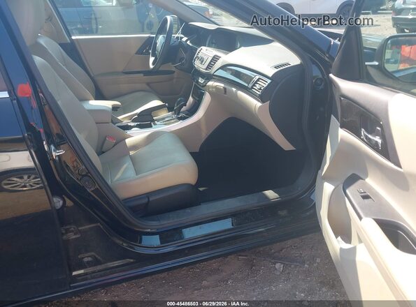 1HGCR2F3XGA224074 2016 HONDA ACCORD Black Вид салону спереду