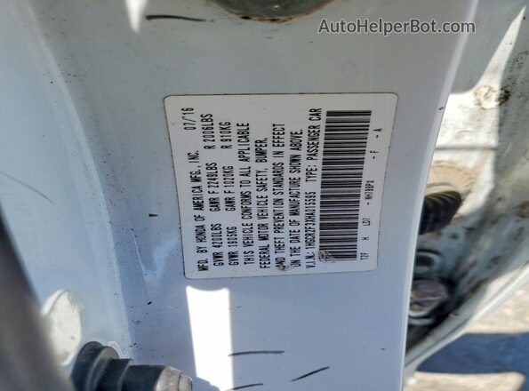 1HGCR2F3XHA015595 2017 HONDA ACCORD White 