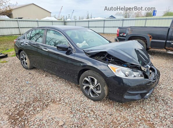 1HGCR2F3XHA216378 2017 HONDA ACCORD Black Front right