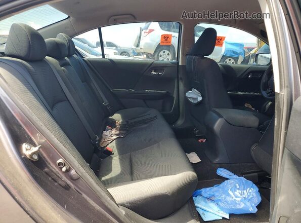 1HGCR2F3XHA257030 2017 HONDA ACCORD Gray Rear seats view