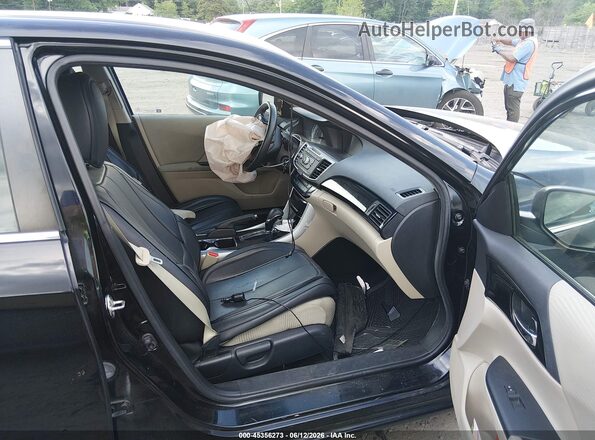 1HGCR2F3XHA280372 2017 HONDA ACCORD Black Սալոնի դիմացի տեսք