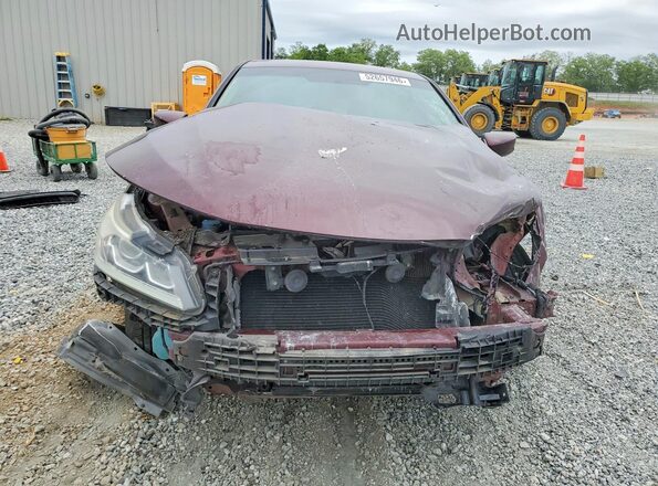 1HGCR2F3XHA287922 2017 HONDA ACCORD Burgundy Դիմացի տեսք