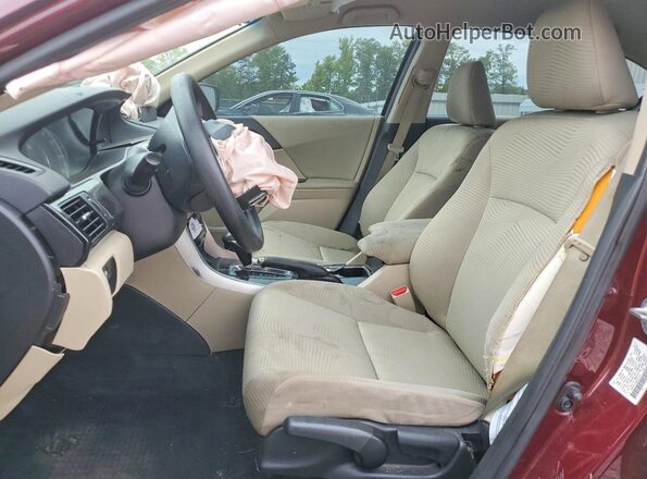1HGCR2F3XHA287922 2017 HONDA ACCORD Burgundy Սալոնի դիմացի տեսք