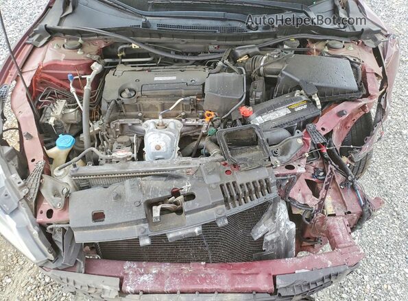 1HGCR2F3XHA287922 2017 HONDA ACCORD Burgundy Սալոնի հետևի տեսք