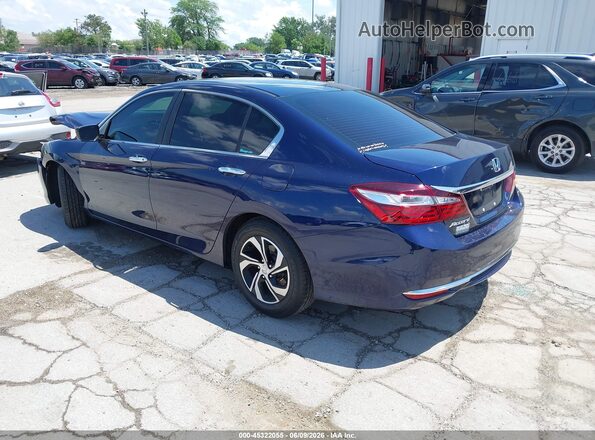 1HGCR2F3XHA308736 2017 HONDA ACCORD Blue Trasero izquierdo