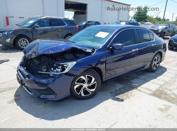 1HGCR2F3XHA308736 2017 HONDA ACCORD Blue Vista tres cuartos delantera izquierda