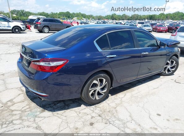 1HGCR2F3XHA308736 2017 HONDA ACCORD Blue Trasero derecho
