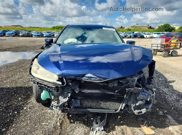 1HGCR2F40HA057976 2017 HONDA ACCORD Blue Front view