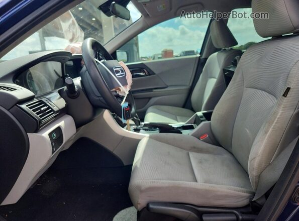 1HGCR2F40HA057976 2017 HONDA ACCORD Blue Front interior view