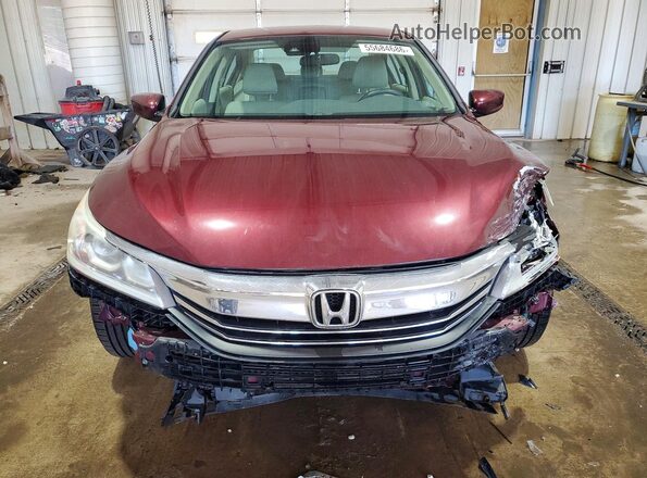 1HGCR2F47GA174193 2016 HONDA ACCORD Maroon 