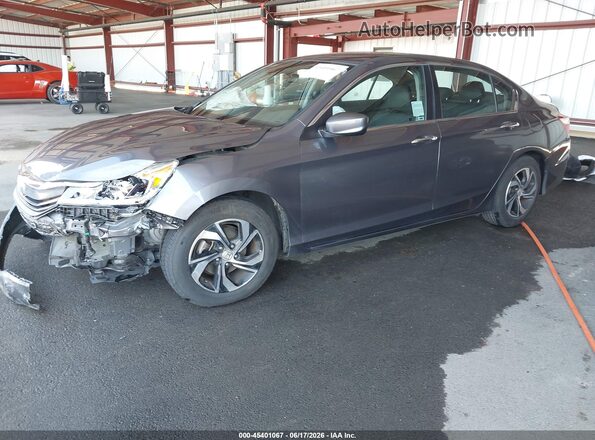 1HGCR2F47HA109331 2017 HONDA ACCORD Gray წინა მარცხენა ხედი სამი მეოთხედიდან