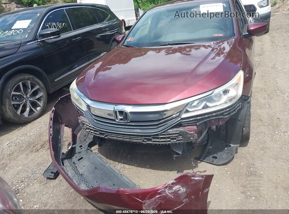 1HGCR2F50GA057256 2016 HONDA ACCORD Red Սարքավորումների վահանակի տեսք
