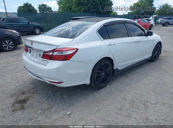 1HGCR2F50GA071139 2016 HONDA ACCORD White Rear right