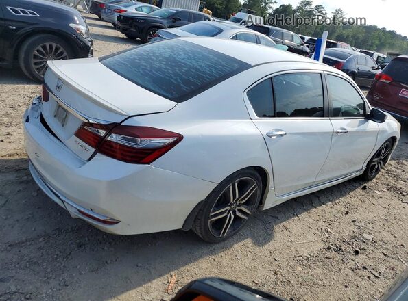 1HGCR2F50GA073683 2016 HONDA ACCORD White Задня права чверть