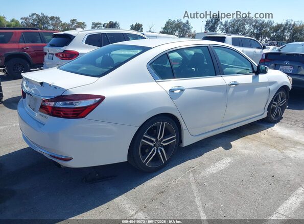 1HGCR2F50GA173637 2016 HONDA ACCORD White Rear right