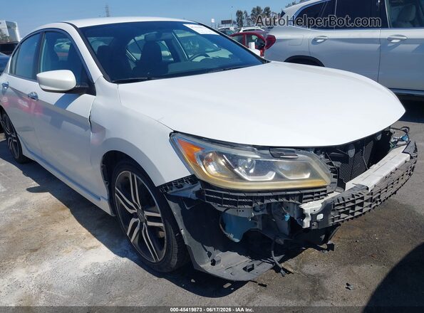 1HGCR2F50GA173637 2016 HONDA ACCORD White 