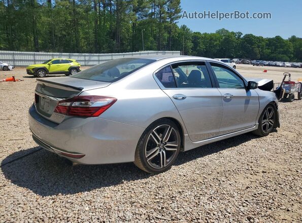 1HGCR2F50GA176036 2016 HONDA ACCORD Silver Հետևի աջ
