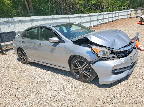 1HGCR2F50GA176036 2016 HONDA ACCORD Silver Առջևի աջ