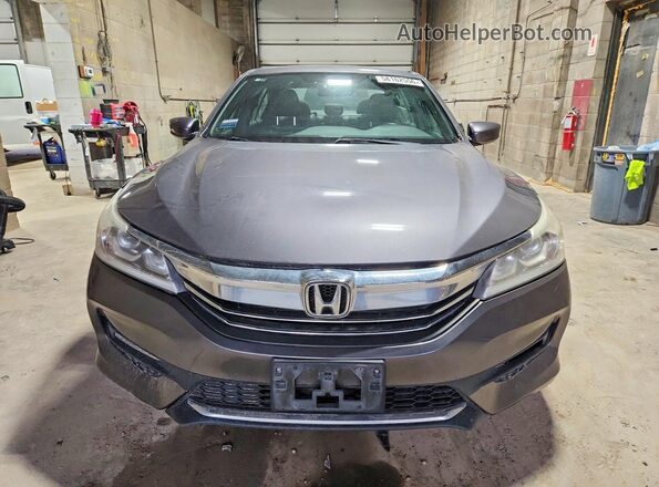 1HGCR2F50GA212582 2016 HONDA ACCORD Gray Front view