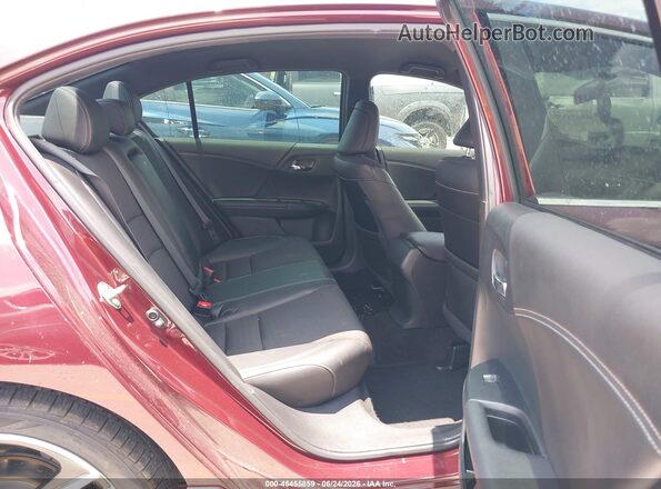 1HGCR2F50HA102052 2017 HONDA ACCORD Burgundy VIN კოდის სტიკერის ხედი