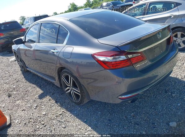 1HGCR2F50HA265977 2017 HONDA ACCORD Gray Rear left