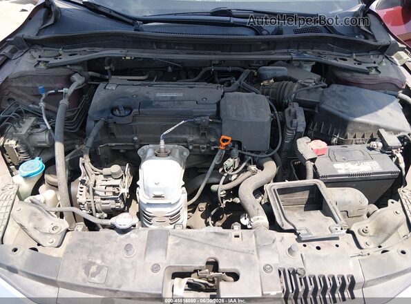 1HGCR2F51GA104262 2016 HONDA ACCORD Burgundy Vista trasera
