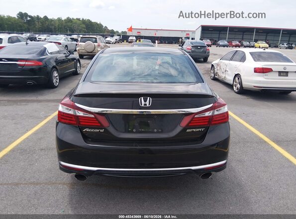 1HGCR2F51GA107940 2016 HONDA ACCORD Black 