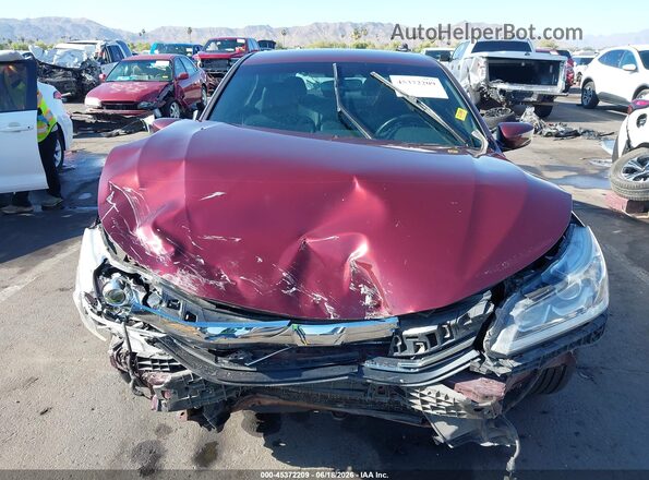 1HGCR2F51HA279984 2017 HONDA ACCORD Red Vista frontal