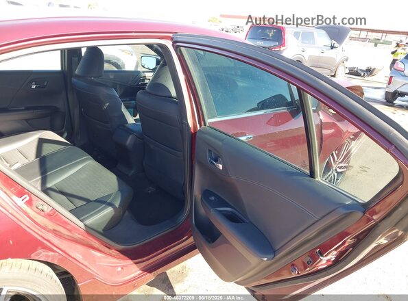 1HGCR2F51HA279984 2017 HONDA ACCORD Red Vista de la etiqueta del VIN