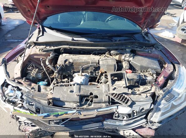 1HGCR2F51HA279984 2017 HONDA ACCORD Red Vista trasera