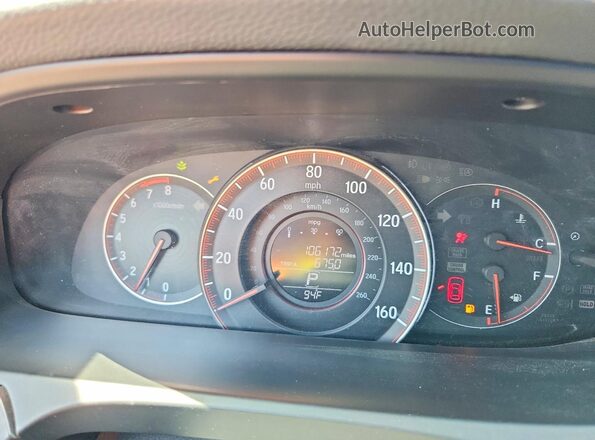 1HGCR2F51HA301627 2017 HONDA ACCORD Charcoal Widok zestawu wskaźników