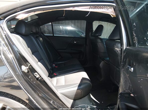 1HGCR2F52GA079095 2016 HONDA ACCORD Black Вид наклейки з VIN-кодом