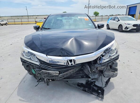 1HGCR2F52GA193064 2016 HONDA ACCORD Черный Вид спереди